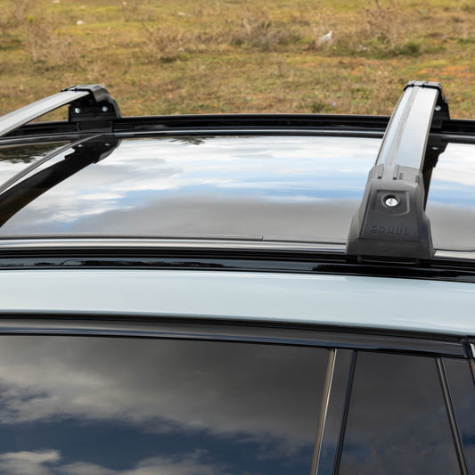Strong Roof Rack Cross Bars for Bmw X1 (E84) 2009 - 2015 Black