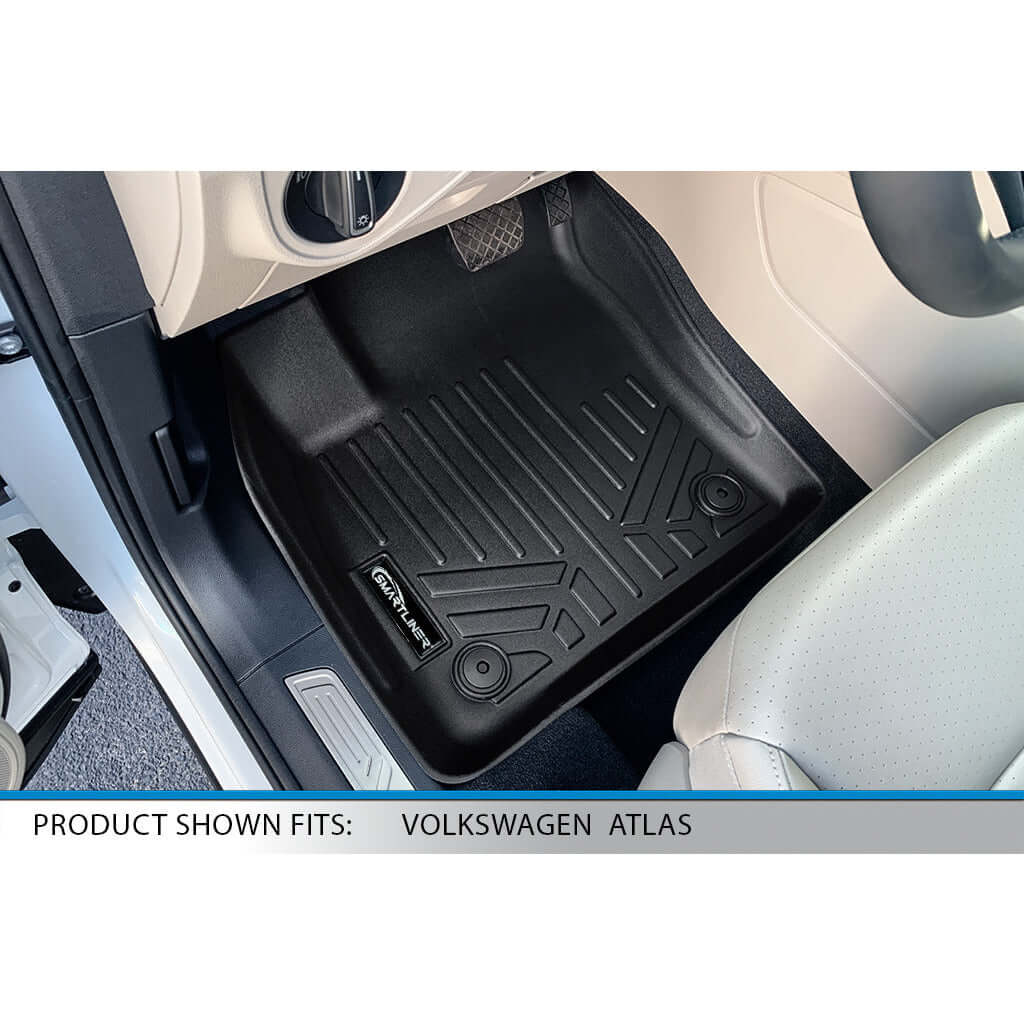 SMARTLINER Custom Fit Floor Liners For 2020-2025 Volkswagen Atlas Cross Sport