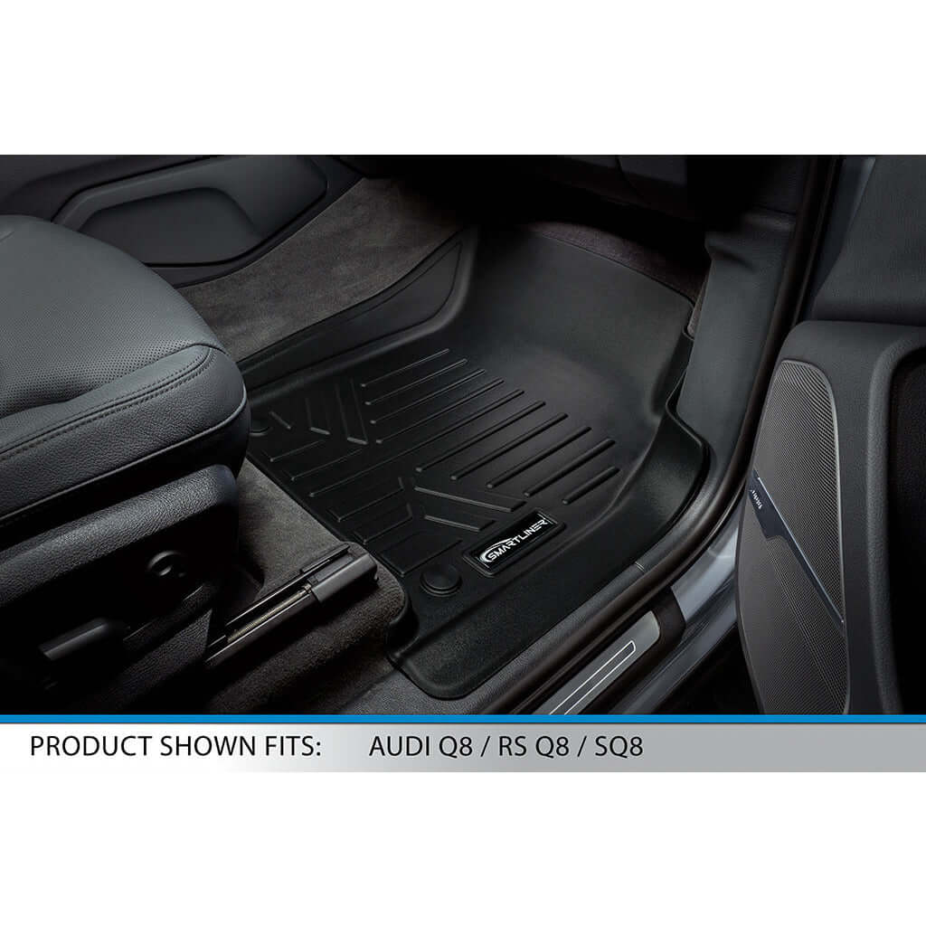 SMARTLINER Custom Fit Floor Liners For 2019 - 2025 Audi Q8 / 2024 - 2025 Q8 Sportback E-Tron