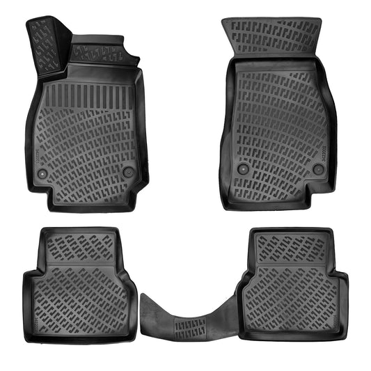 3D Molded Interior Car Floor Mat for AUDI A6 2019-2020  (Black)