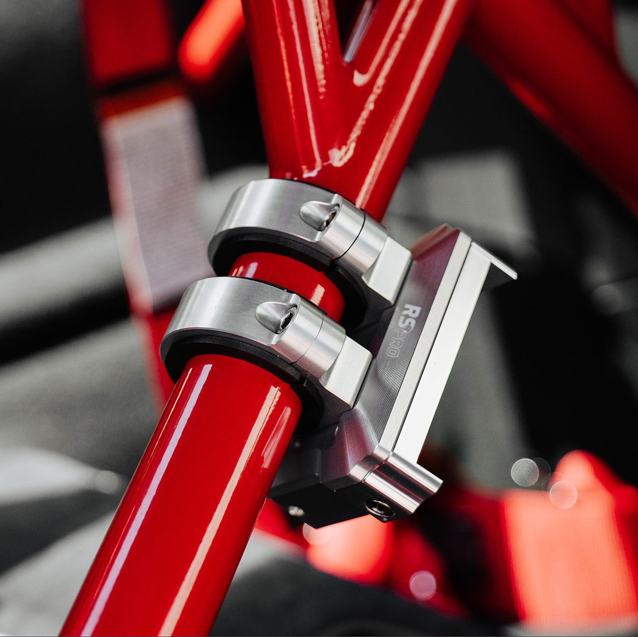 RSpro Fire Extinguisher Roll Cage Mount - Clear