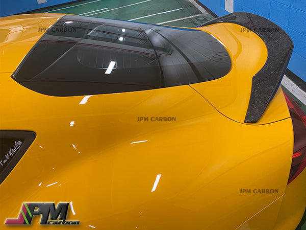 TR Style Forged Carbon Fiber Trunk Spoiler Fits For 2019-2026 Toyota GR Supra A90 A91 Only