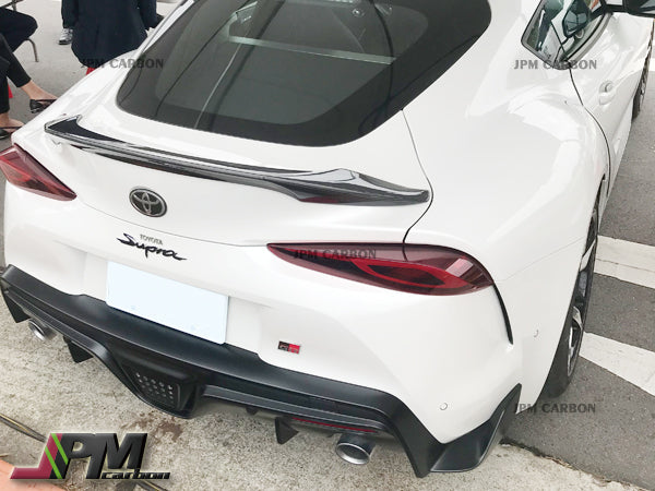 TR Style Carbon Fiber Trunk Spoiler Fits For 2019-2026 Toyota GR Supra A90 A91 Only