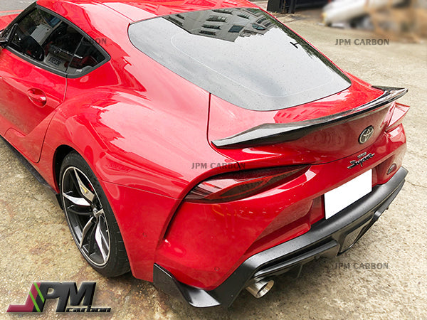 TR Style Carbon Fiber Trunk Spoiler Fits For 2019-2026 Toyota GR Supra A90 A91 Only