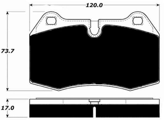 Porterfield Brake Pads for 1993 BMW 850Ci