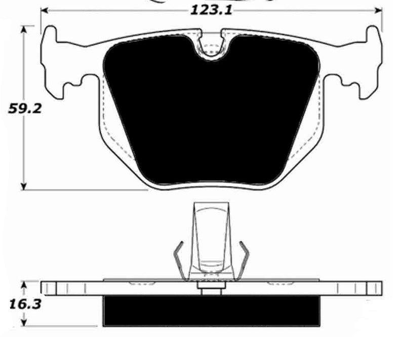 Porterfield Brake Pads for 1990 BMW 850I