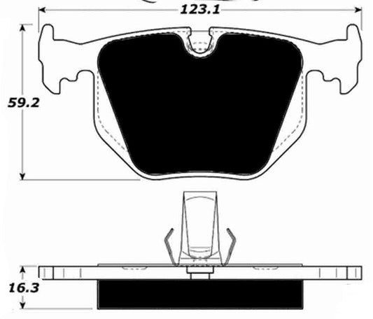 Porterfield Brake Pads for 1990 BMW 850I