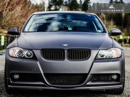 AutoTecknic Gloss Black Front Grille Set - E90 Sedan/ E91 Wagon | 3 Series