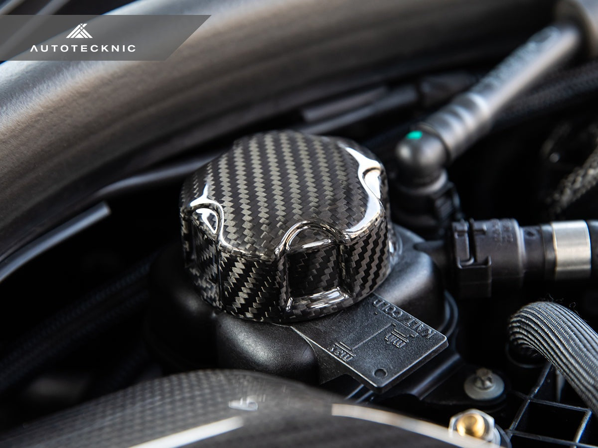 AutoTecknic Dry Carbon Charge Cooler Tank Cap Cover - F97 X3M | F98 X4M
