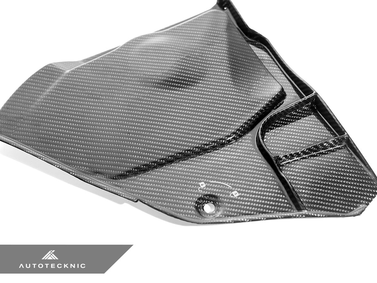 AutoTecknic Dry Carbon Engine Cowl Panel Trim Set - A90 Supra 2020-Up
