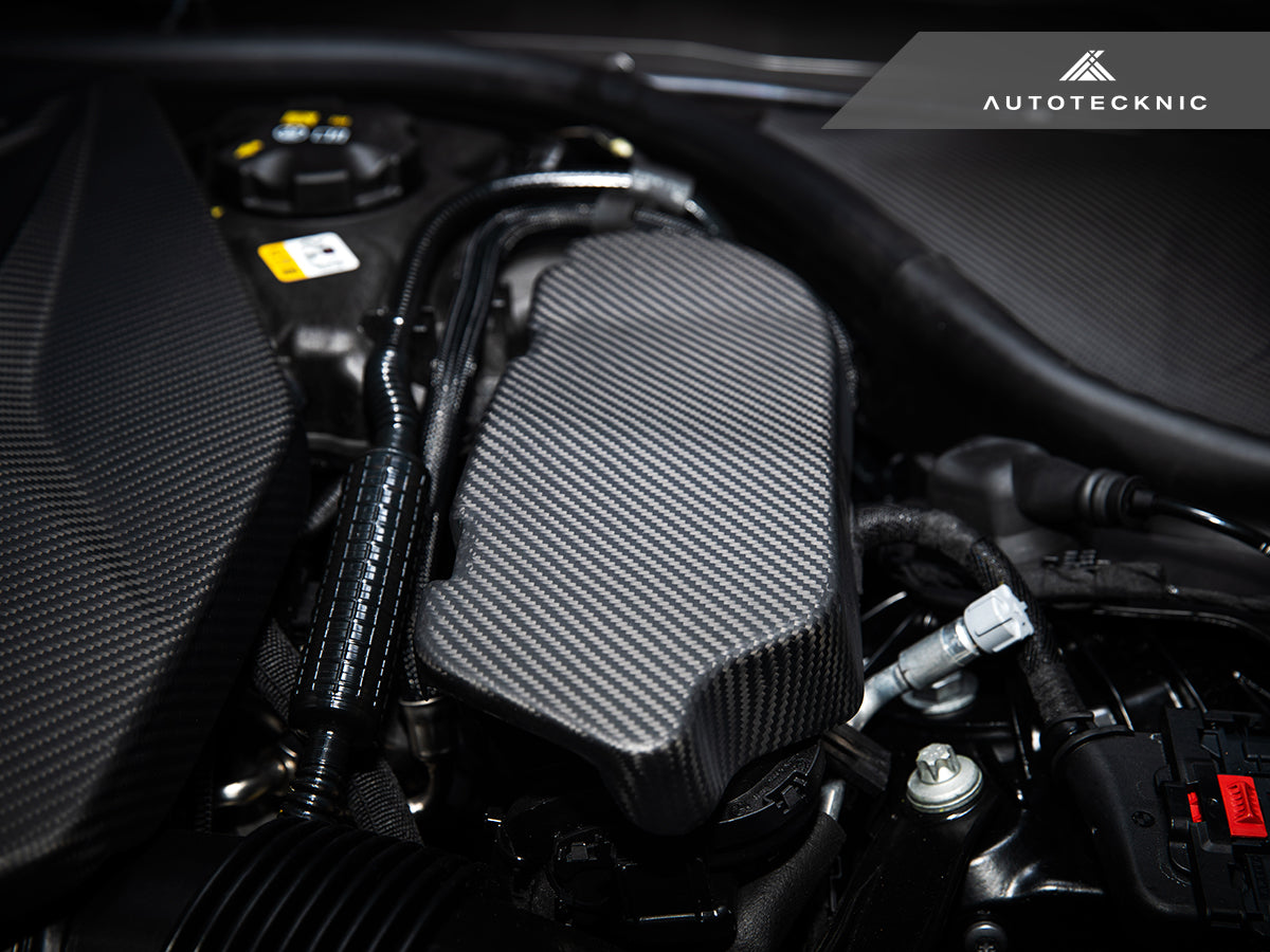 AutoTecknic Pre-Preg Carbon Engine Cover Extension Set - G90/ G99 M5