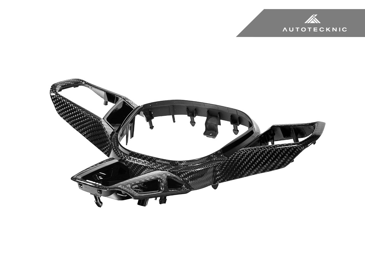 AutoTecknic Carbon Fiber Steering Wheel Trim - G60/ G61 5-Series