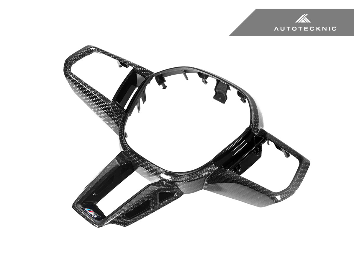 AutoTecknic Carbon Fiber Steering Wheel Trim - G90/ G99 M5