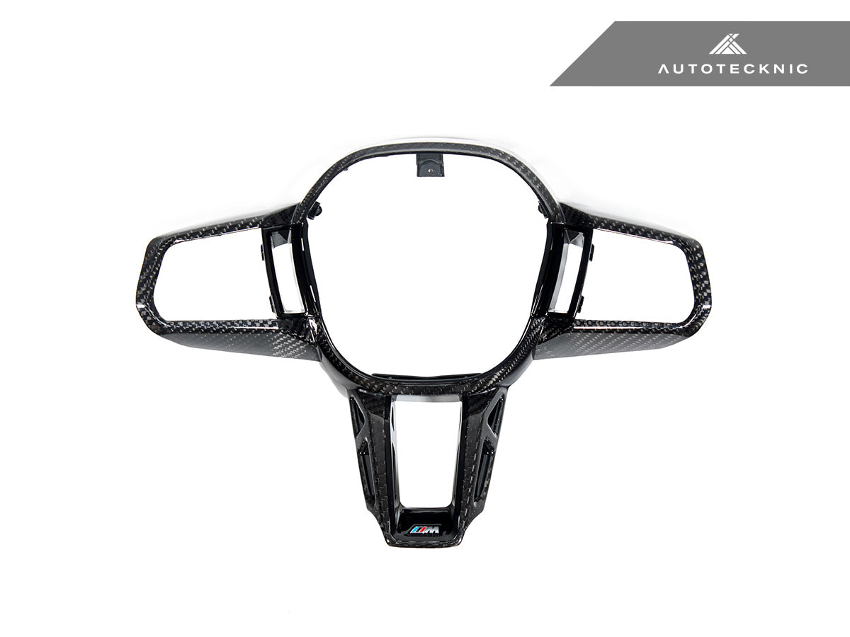 AutoTecknic Carbon Fiber Steering Wheel Trim - G90/ G99 M5