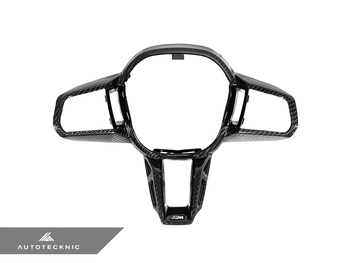 AutoTecknic Carbon Fiber Steering Wheel Trim - G90/ G99 M5