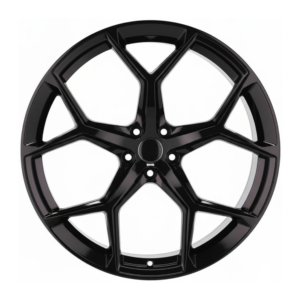 AU16 19x8.5 5x112 +32 66.6 Gloss Black