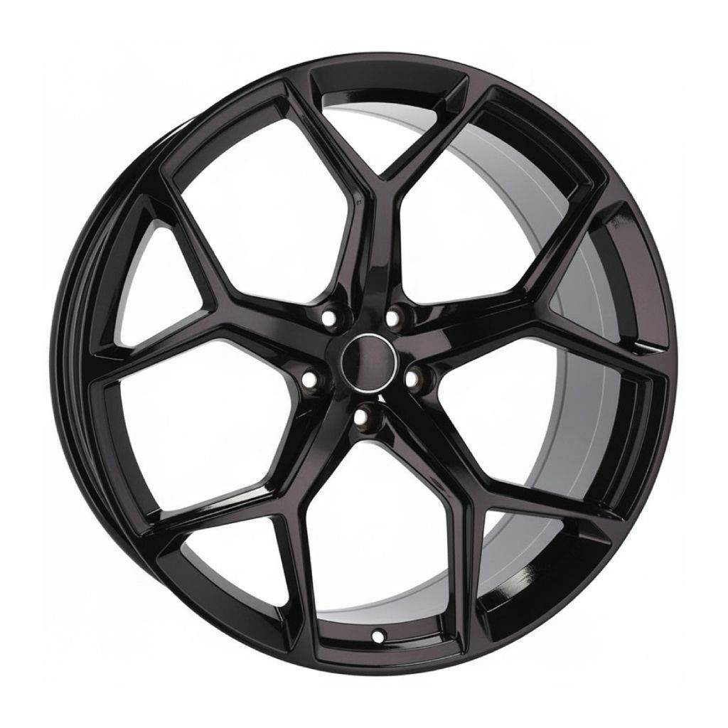 AU16 19x8.5 5x112 +32 66.6 Gloss Black