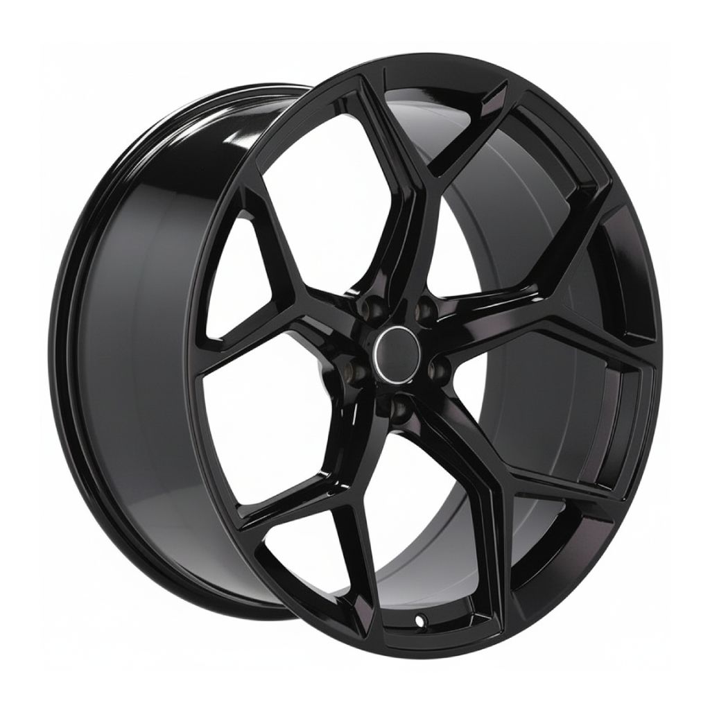 AU16 19x8.5 5x112 +32 66.6 Gloss Black
