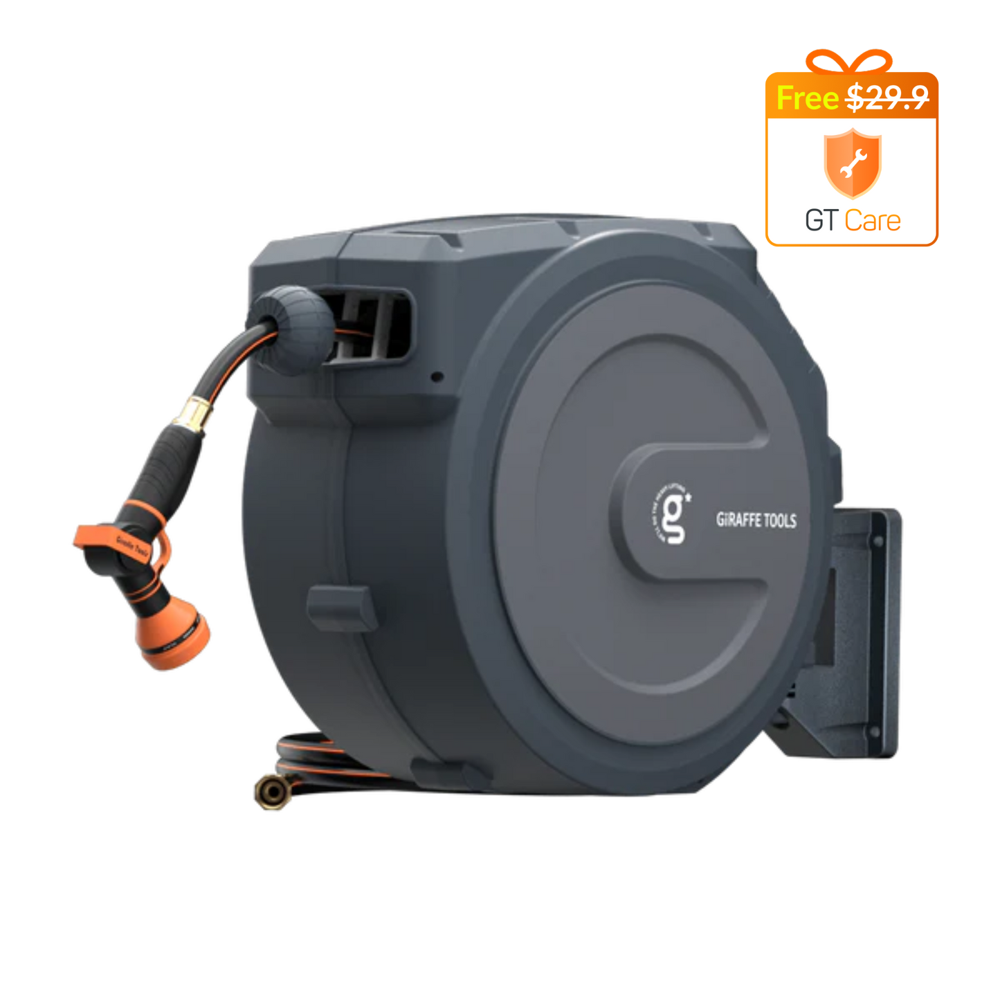 Retractable Garden Hose Reel-1/2in-130ft