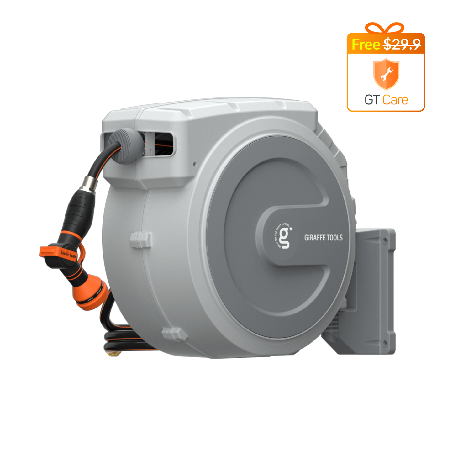 Retractable Garden Hose Reel-1/2in-130ft