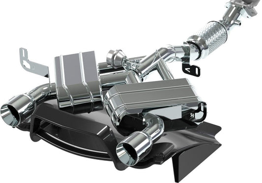 Alfa Romeo 4C - ECE Valved Exhaust + Carbon Fiber Diffuser (CES3)