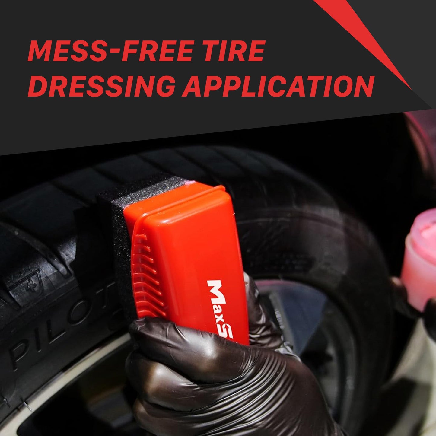 Tire Dressing Foam Applicator - 4 Pack