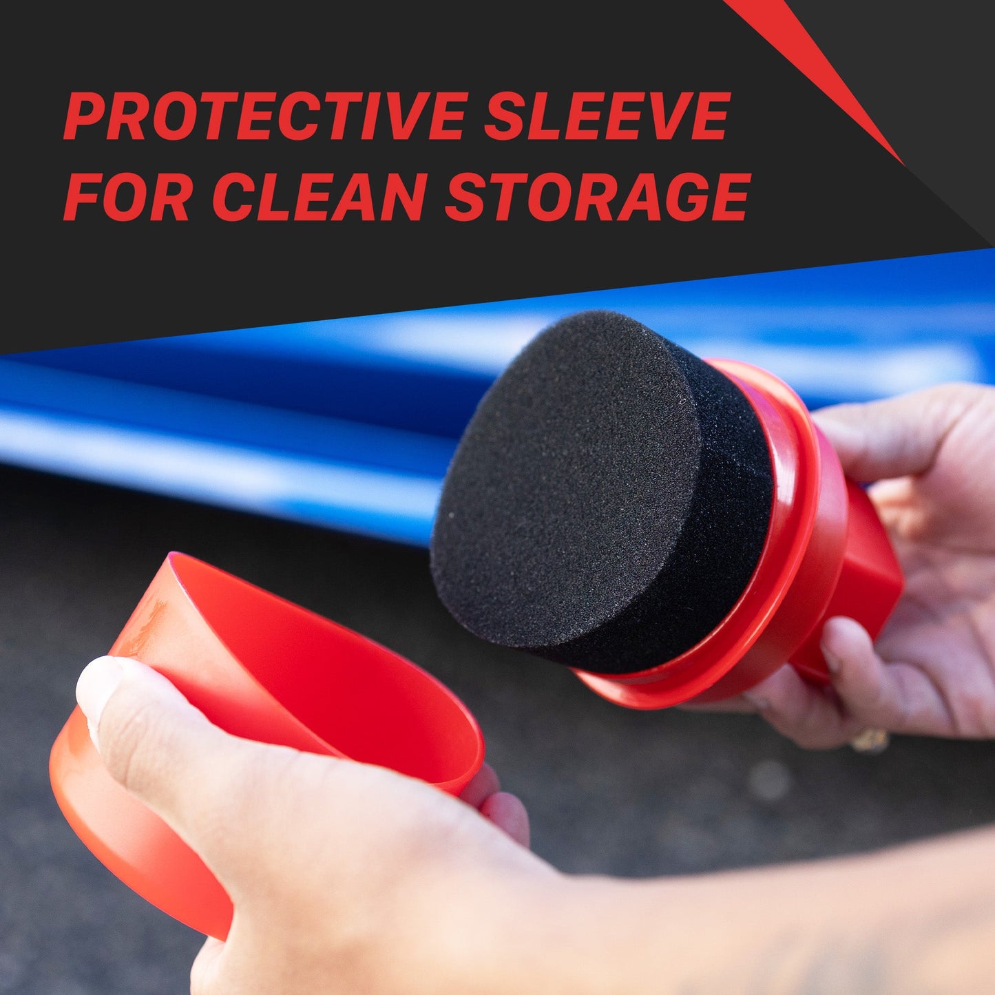 Tire Shine Applicator | Dressing Applicator with Cover