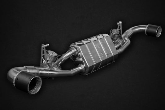 Aston Martin Vantage/AMR (M177) - Valved Exhaust + Carbon Tips (OE Actuators)
