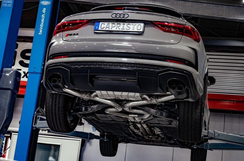 Audi RSQ3 - ECE Valved Exhaust with MidPipes for OEM Tips (OE Actuators)