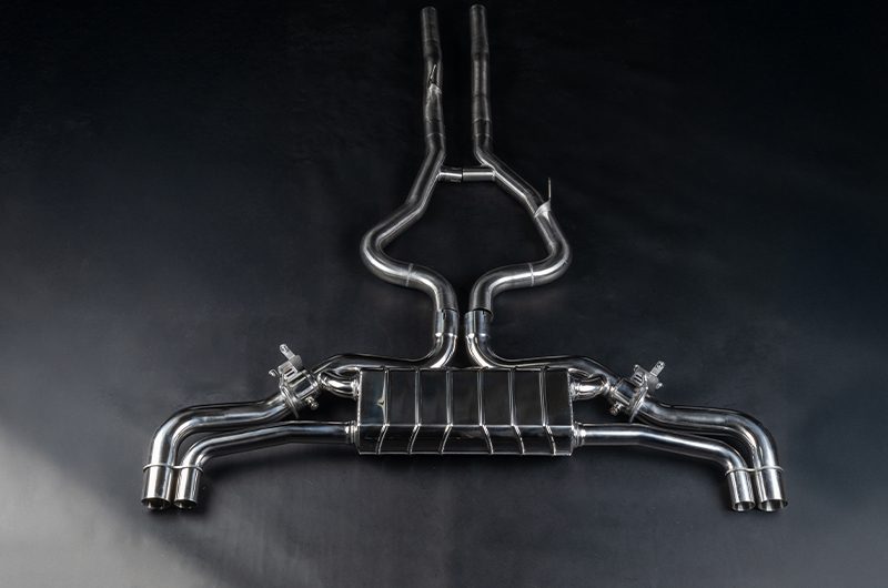 Audi RSQ3 - ECE Valved Exhaust with MidPipes for OEM Tips (OE Actuators)