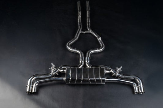 Audi RSQ3 - ECE Valved Exhaust with MidPipes for OEM Tips (OE Actuators)