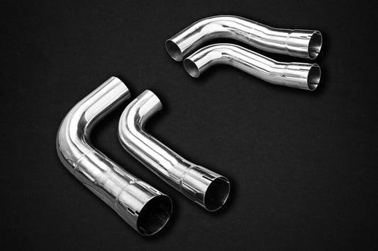 Audi RSQ8 - Valved Exhaust with MidSilencer Spare - OEM Tips (OE Actuators)