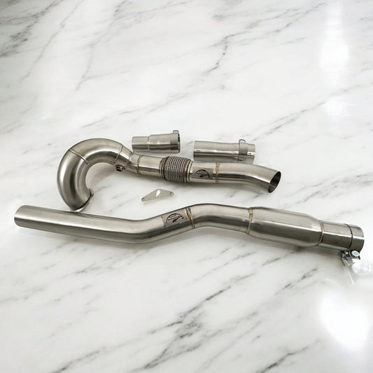 AWD 2.0T Audi 8V S3 & A3 Race Downpipe (Catless & Catted)