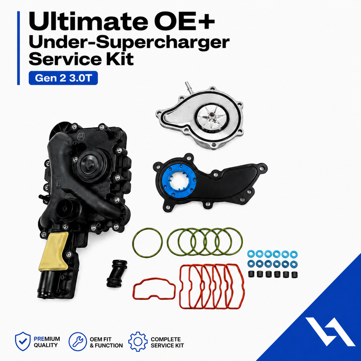 OE Ultimate Under Supercharger Kit (Audi Gen 2 CREC 3.0T)