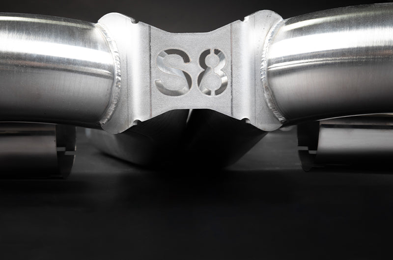 Audi S8 (D5) - Valved Catback Exhaust System + Capristo Tips (OE Actuators)