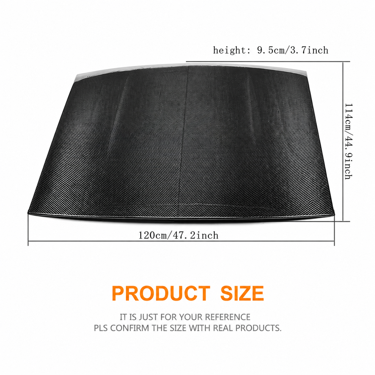 Dry Carbon Fiber Roof Overlay for Ford Mustang GT Coupe