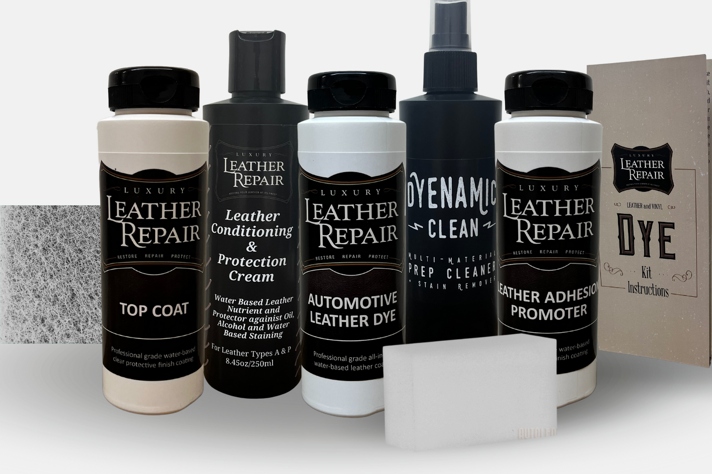 Leather & Vinyl Dye Kit for Color Changes