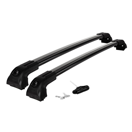 Strong Roof Rack Cross Bars for Bmw X5 G05 2018 - Up Black