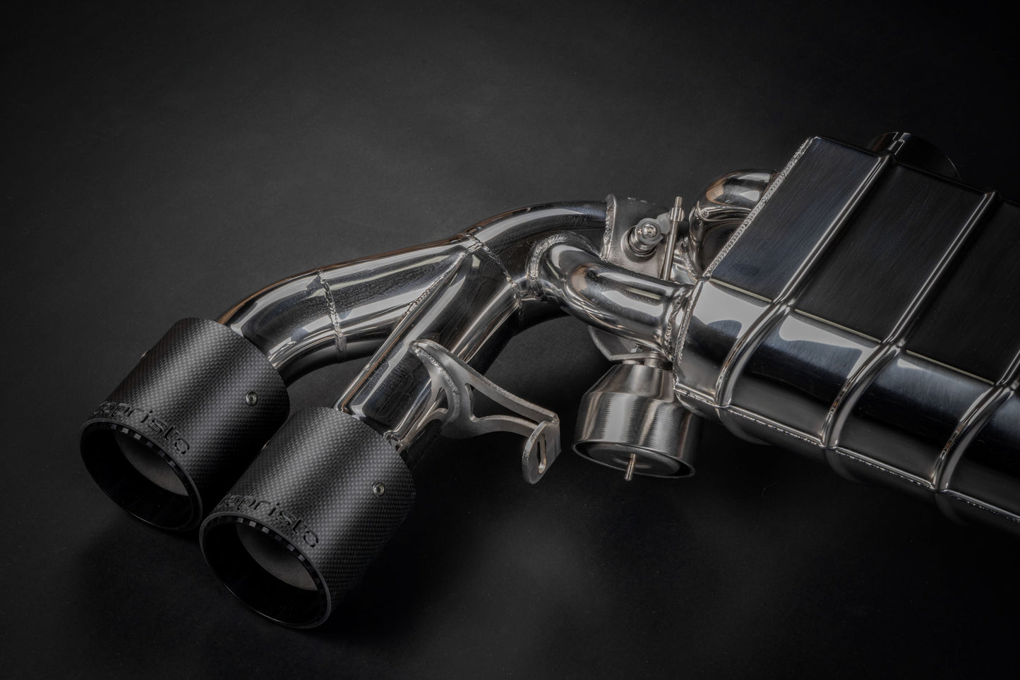 BMW M5 CS (F90) - Valved Exhaust w 200cell OPF, MidSilencer Spare & Wicrom Tips (OE Actuators)