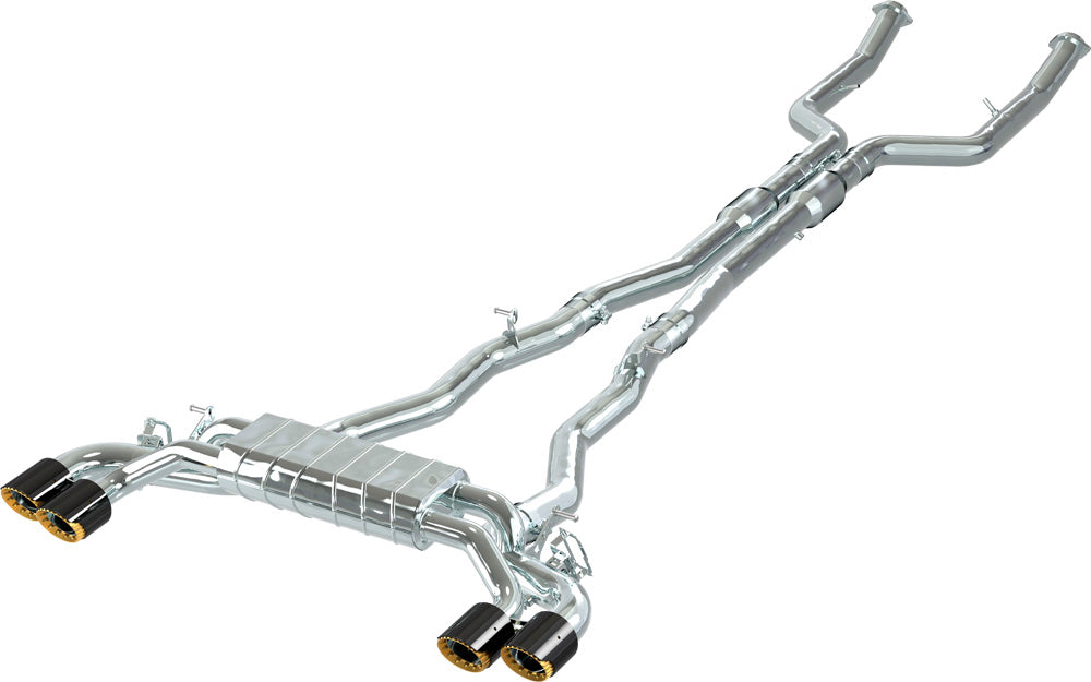 BMW M5 (G90/G99) - Valved Exhaust, MidSilencer Spares, 200 Cell OPF + Wicrom Tips (OE Actuators)