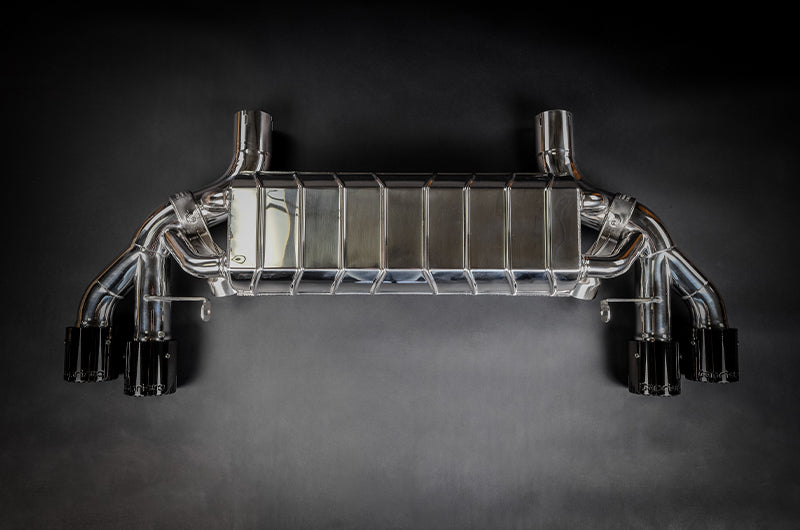 BMW M5 CS (F90) - Valved Exhaust w 200cell OPF, MidSilencer Spare & Wicrom Tips (OE Actuators)