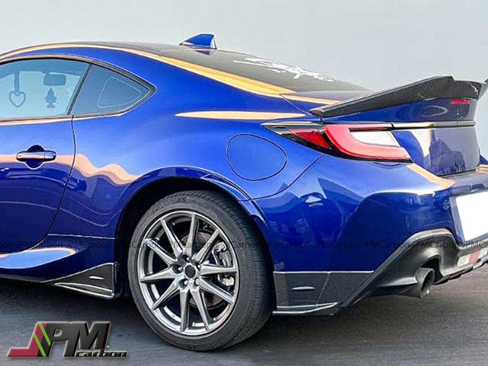 [JPMCarbon] STI Style Carbon Fiber Rear Splitter Add-on Lips Fits For 2022-2025 Toyota GR86 & Subaru BRZ