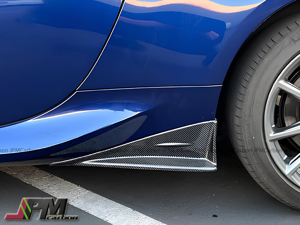 [JPMCarbon] STI Style Carbon Fiber Side Skirt Add-on Lips Fits For 2022-2025 Toyota GR86 & Subaru BRZ
