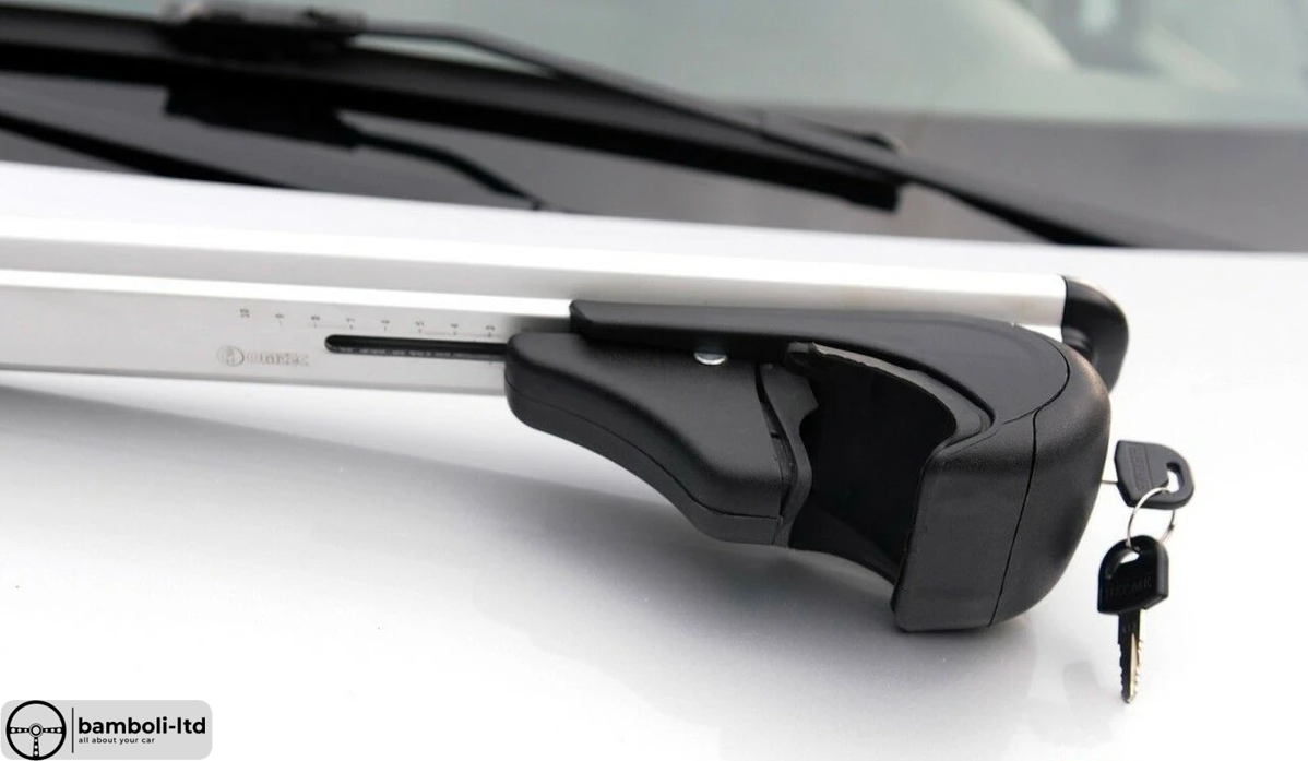 Black Fit For Porsche Cayenne Top Roof Rack Cross Bars Rails Lockable 2010-