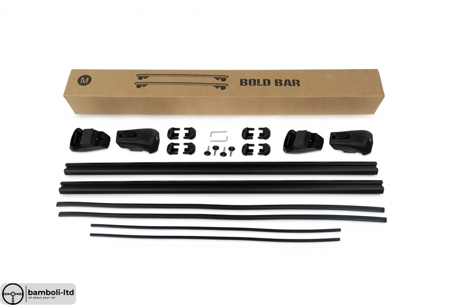 Black Fit For Porsche Cayenne Top Roof Rack Cross Bars Rails Lockable 2010-