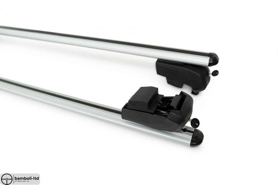 Silver Fit For Porsche Cayenne Top Roof Rack Cross Bars Rails Lockable 2003-2010