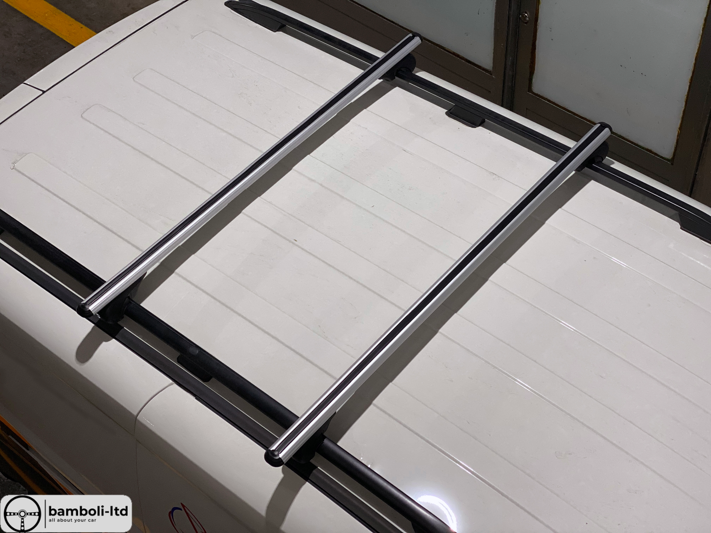 Silver Fit For Porsche Cayenne Top Roof Rack Cross Bars Rails Lockable 2010-