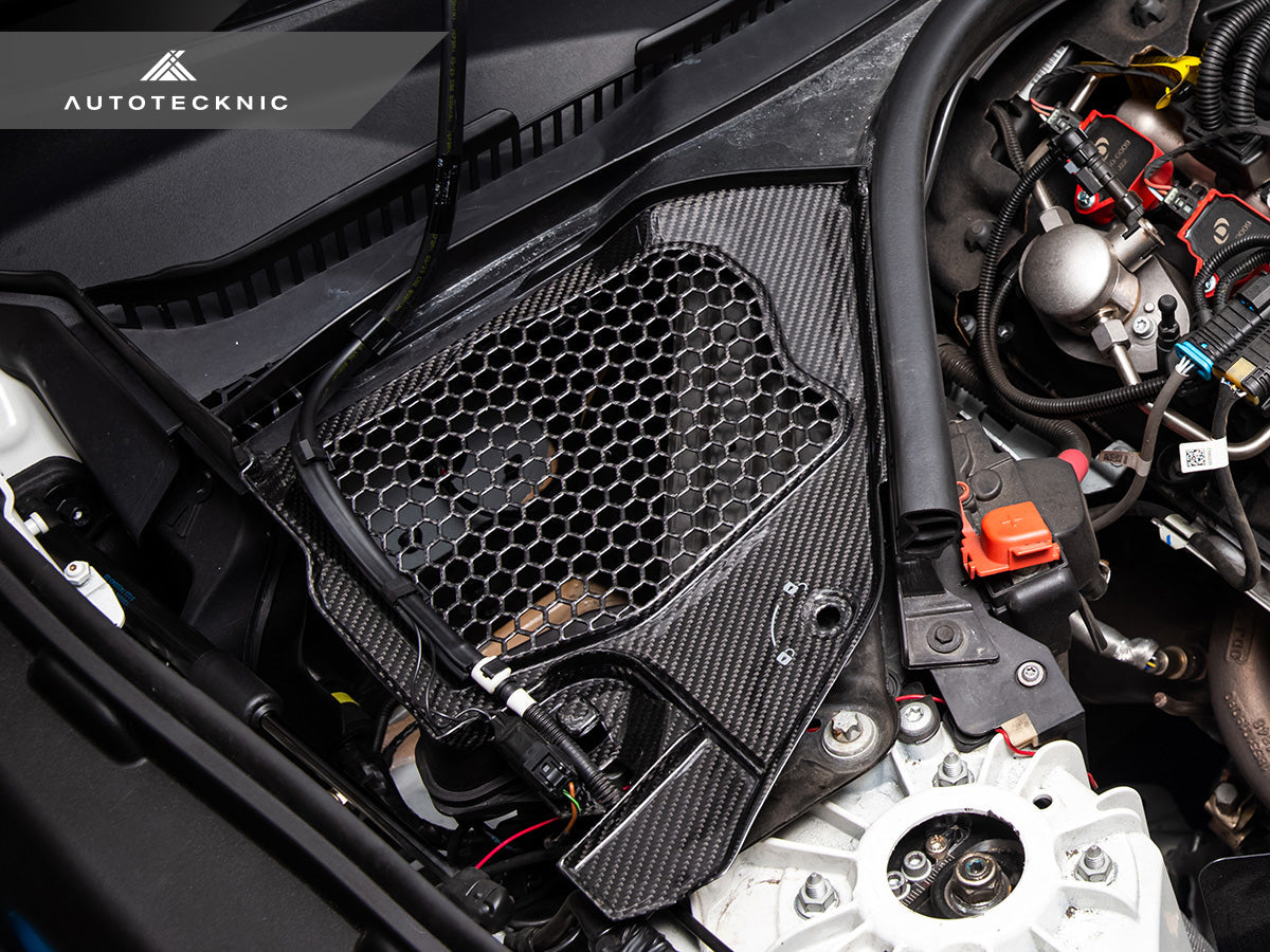 AutoTecknic Dry Carbon Engine Cowl Panel Trim Set - A90 Supra 2020-Up