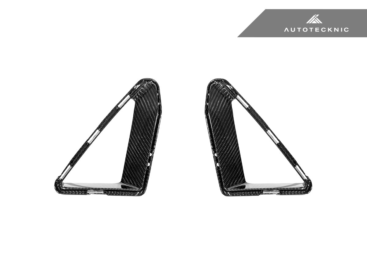 AutoTecknic Front Bumper Carbon Air Curtain Set - G90/ G99 M5