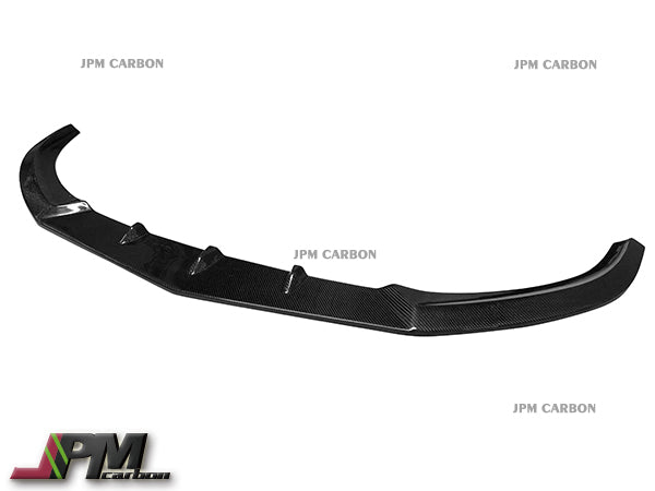 PSM Style Carbon Fiber Front Bumper Add-on Lip Fits For 2015-2021 Mercedes-Benz W205 C63 Sedan Only